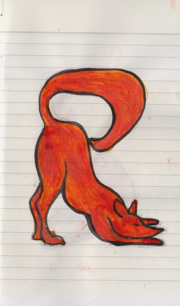 Lettre R Alphabet Renard (Zootypographie©) L