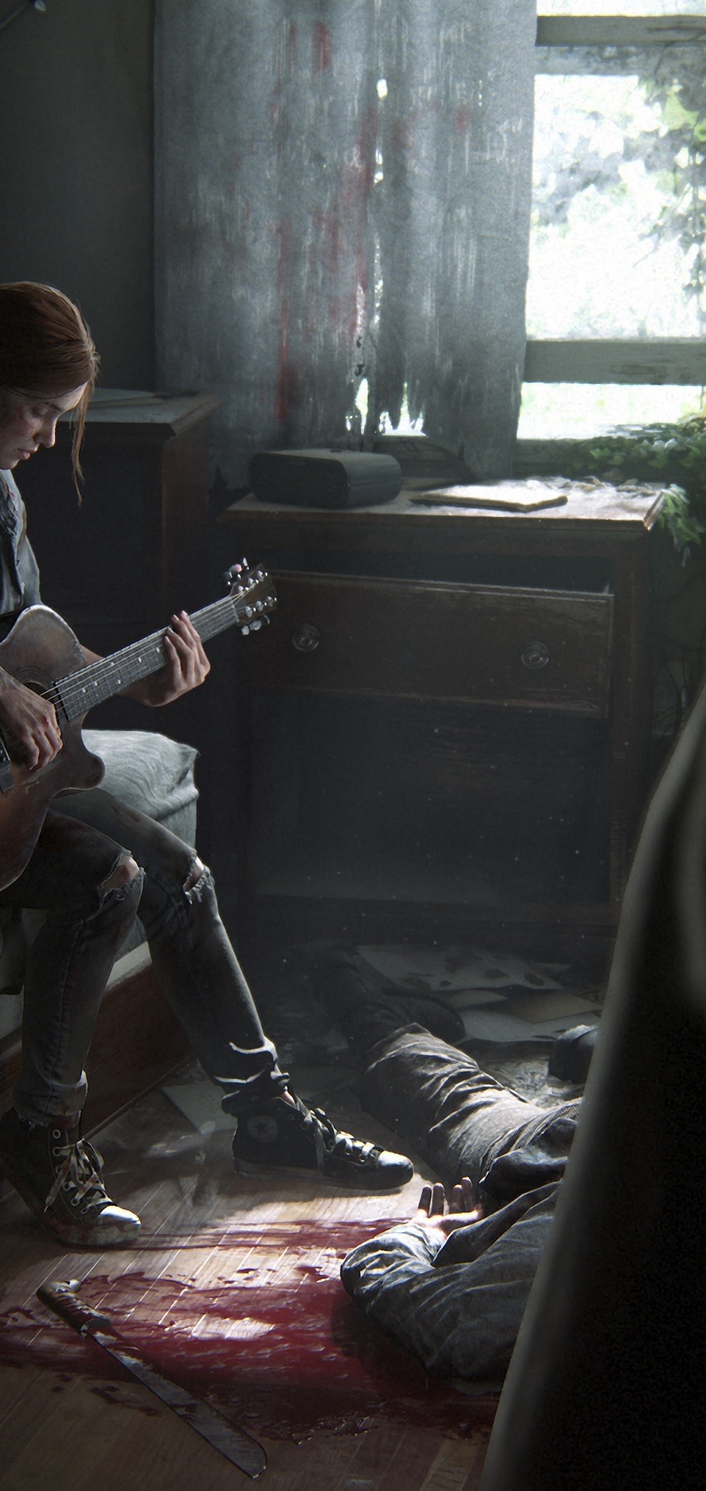 The Last Of Us Part 2 Ellie Playing Guitar 4k Wallpaper 7