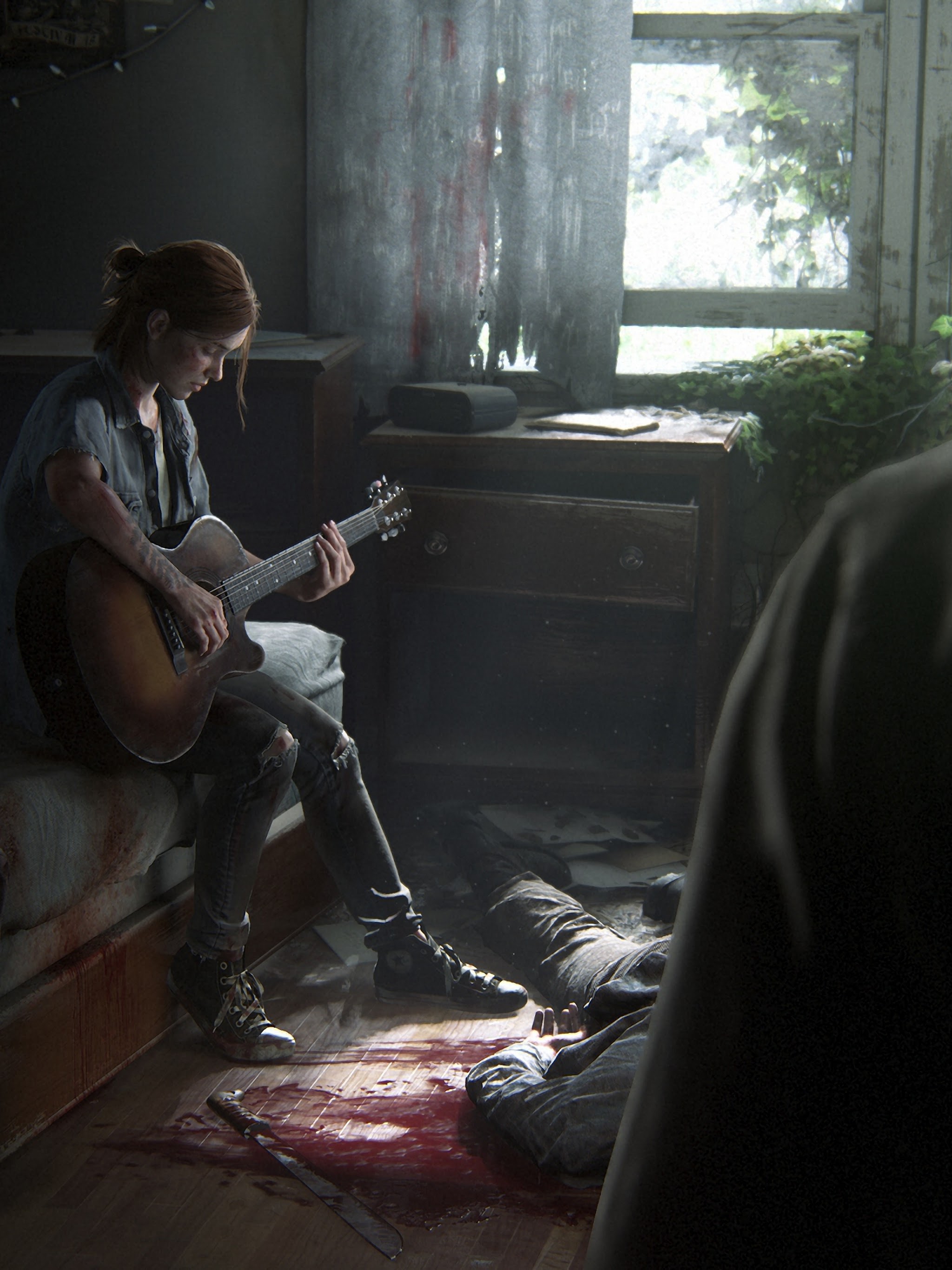 Ellie Guitar Last of Us 2 4K Wallpaper #5.2491