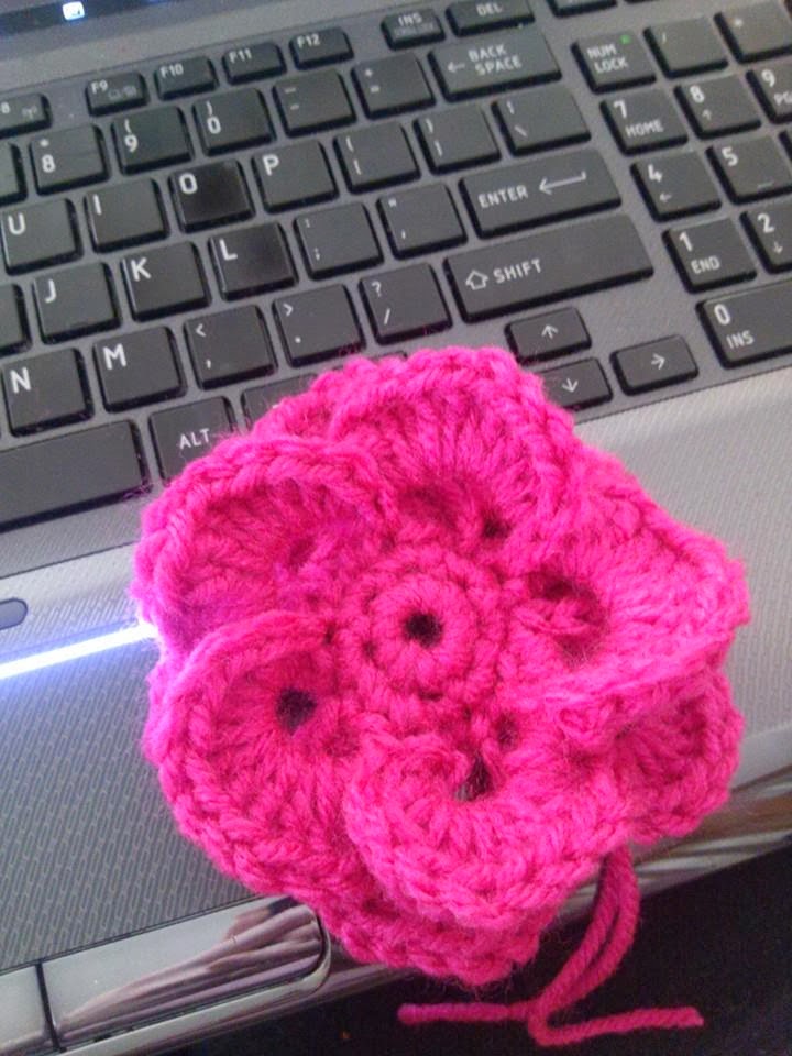 Just Okay Crochet Wagon Wheel Crochet Flower