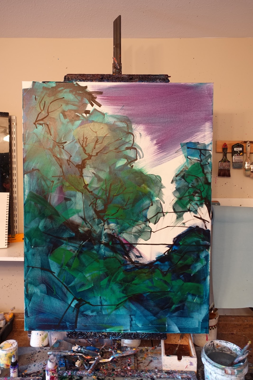 Brian Buckrell's GO TO YOUR ROOM ! New under paintings