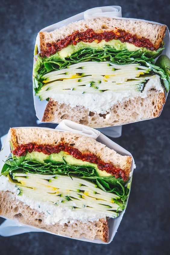 This VeggiePacked Sandwich Is the Only Lunch Recipe You Need Easy