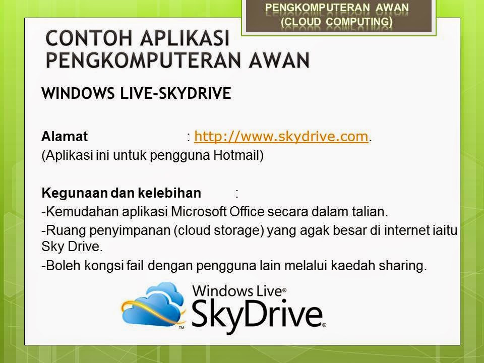 PENGKOMPUTERAN AWAN (CLOUD COMPUTING) SUBJEK TMK