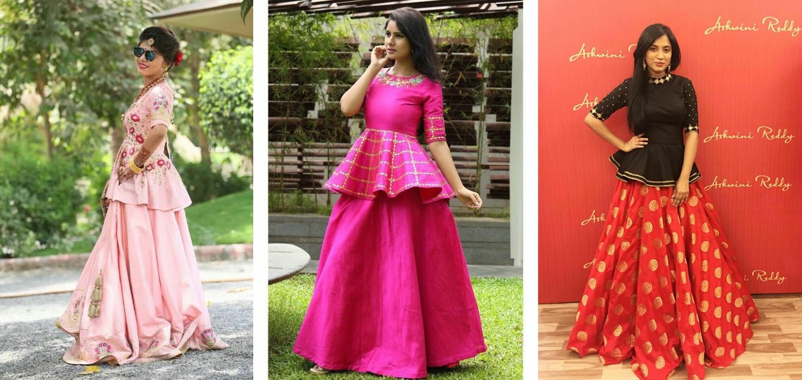 Party Wear Indo Western Lucknavi Gown | Designer Fusion Fashion Dress