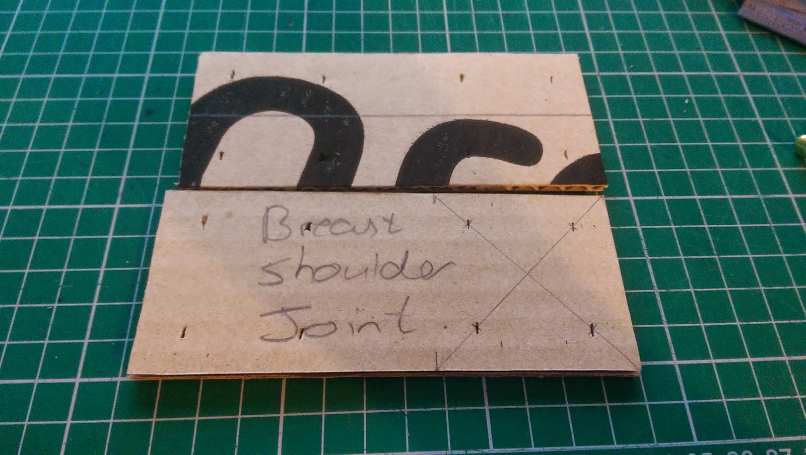 The Making Of Things Armour Template Breastplate ctd.