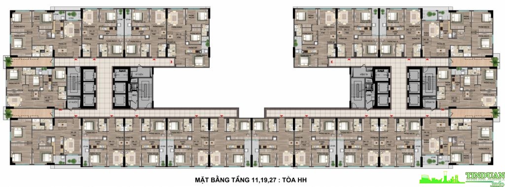 Mặt bằng điển hình tại dự án chung cư Bộ Công An - Cổ Nhuế Mặt bằng điển hình tại dự án chung cư Bộ Công An - Cổ Nhuế