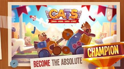  wah bahagia sekali rasanya admin bisa kembali hadir menyapa anda semua dengan membagikan s Download CATS: Crash Arena Turbo Stars MOD APK v2.0 Terbaru Mei 2017 for Android Gratis