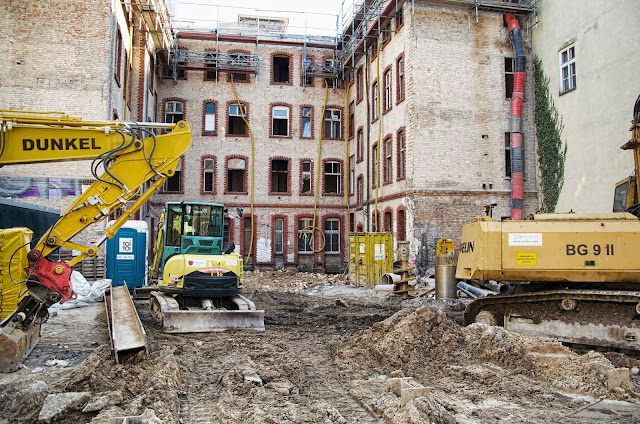 Baustelle LINIEN142, Ein Projekt der PRIMUS Immobilien AG, Linienstraße 142, 10115 Berlin, 09.03.2014