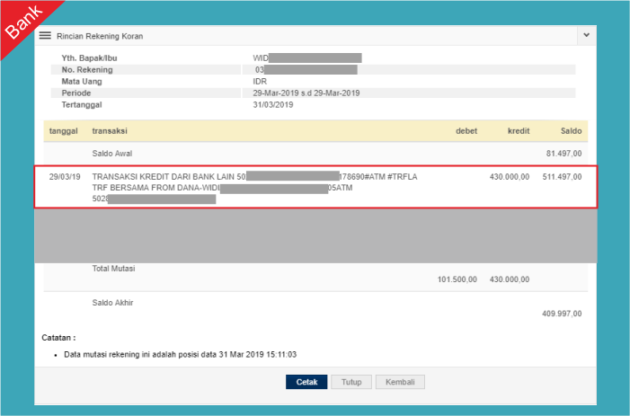 Tutorialengkap Cara Cek Mutasi rekening BRI melalui Internet Banking