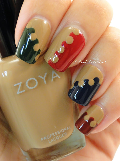 Interlocking Dot Nails Tutorial