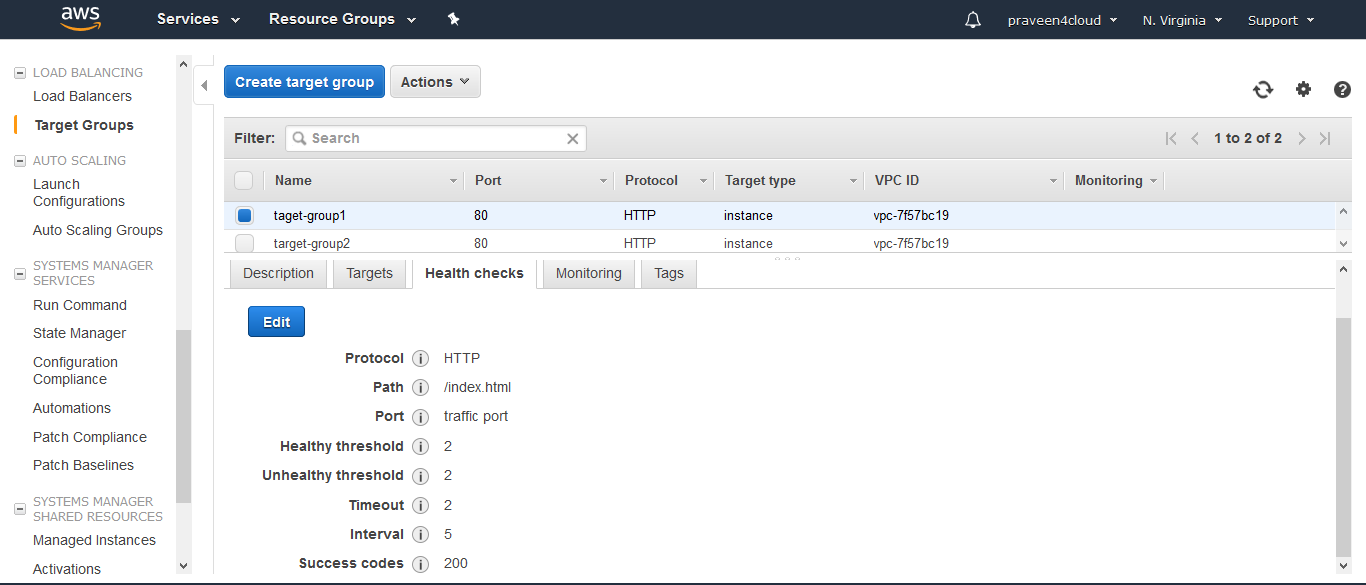 Big Data and Cloud Tips Creating an Application Load Balancer and