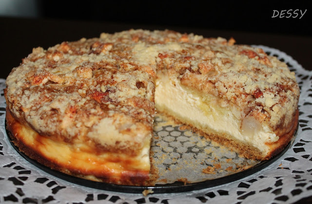 Кралски чийзкейк с ябълки и извараКоролевская ватрушка