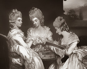 Lady Maria Waldegrave, Laura Viscountess Chewton  and Lady Horatia Waldegrave