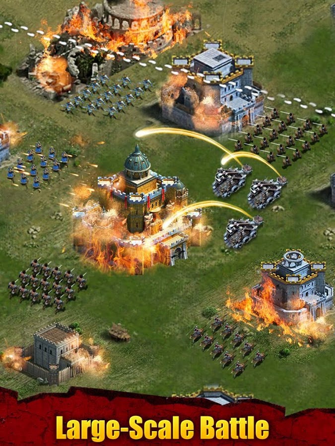 Permainan Android Terbaru Clash Of Kings mirip Clash of Clans