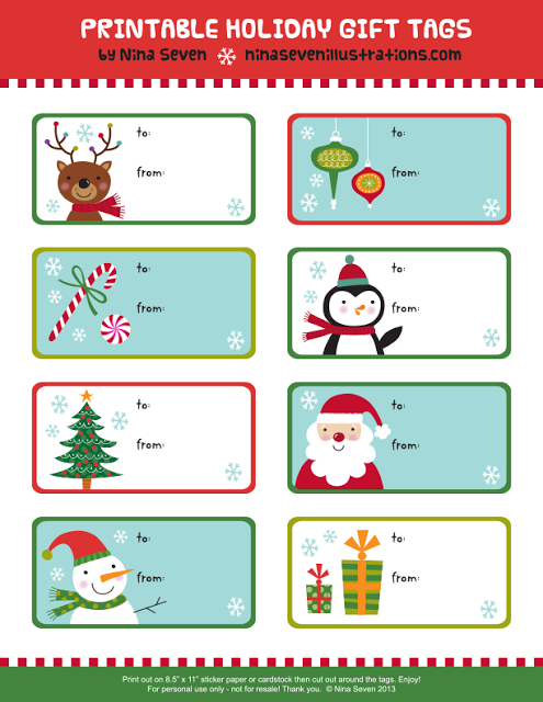 Be Different Act Normal Free Printable Gift Tags Christmas 