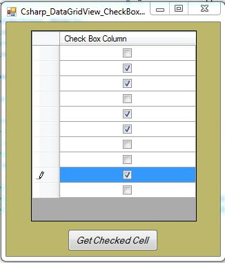 c# datagridview checkbox column