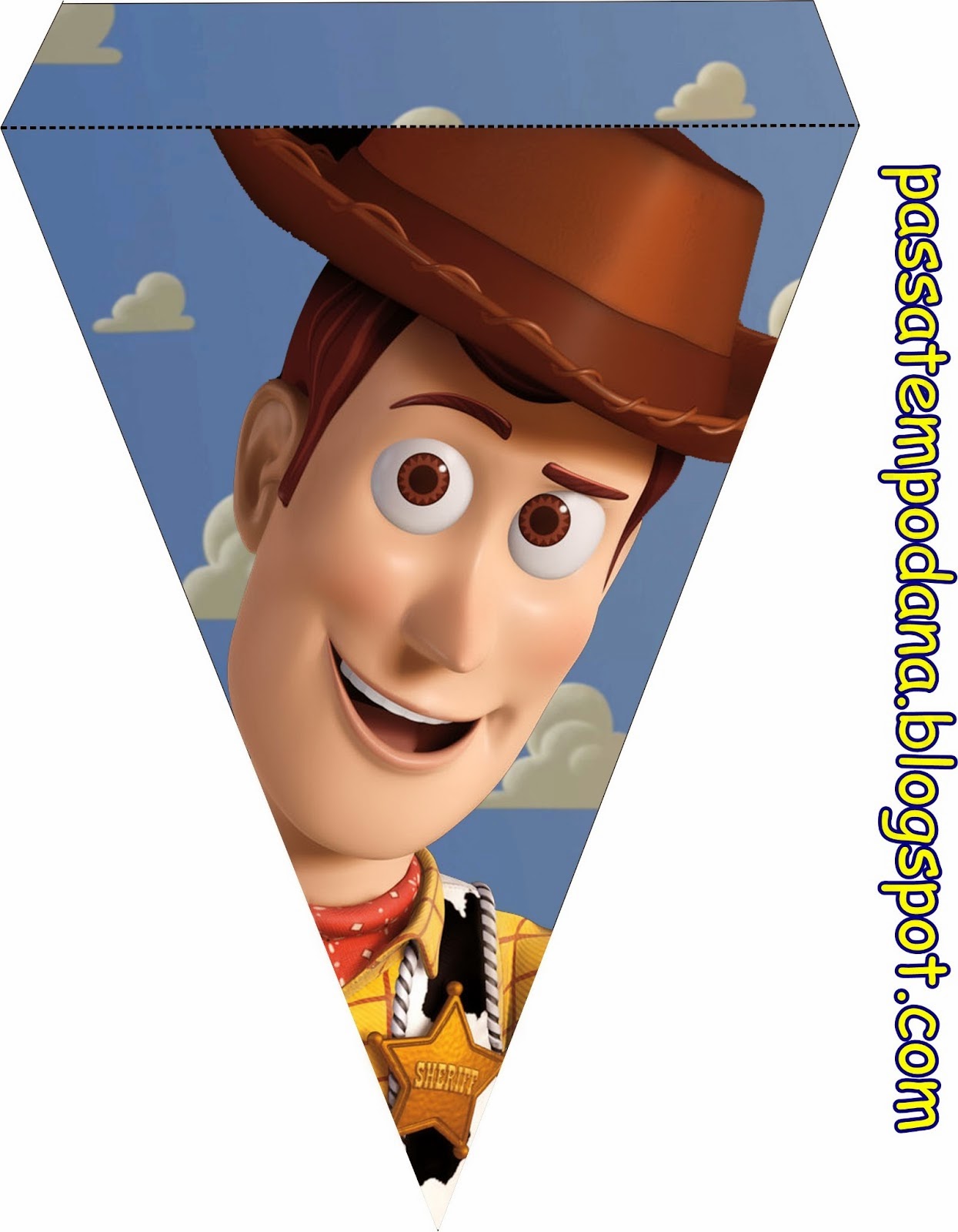 Toy Story Free Printable Bunting.