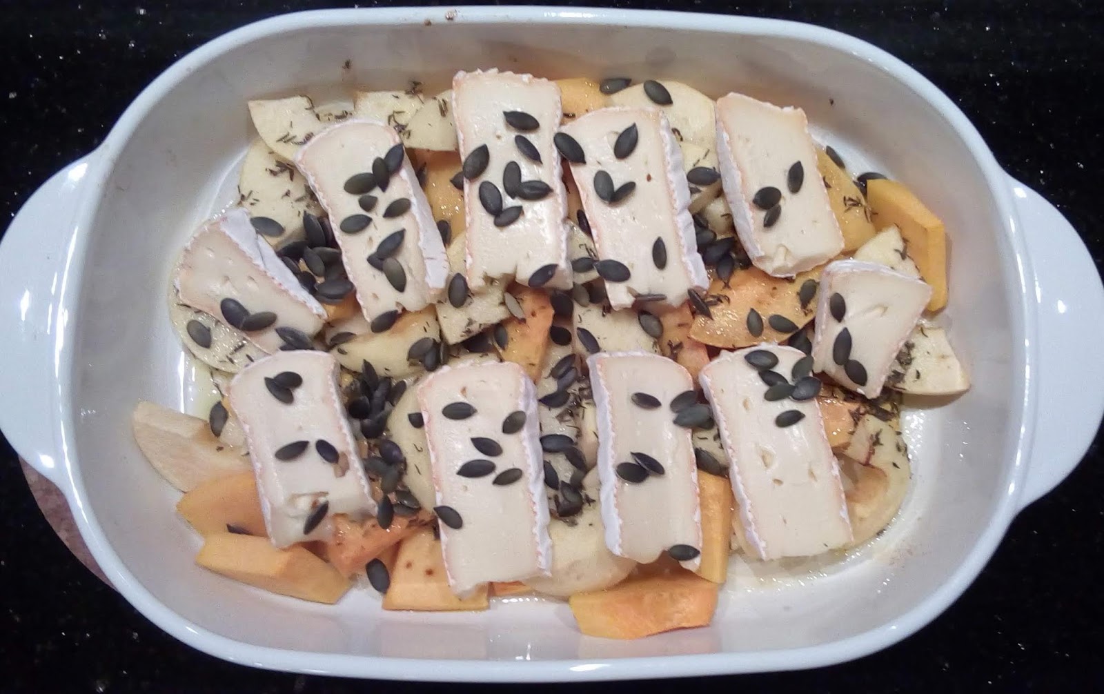 Wessels low carb Welt: Ofenkürbis mit Apfel und Weichkäse