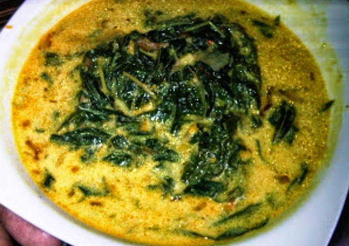 Resep Sayur Daun Singkong Santan Kuning Resep Sayur Daun Singkong Santan Kuning
