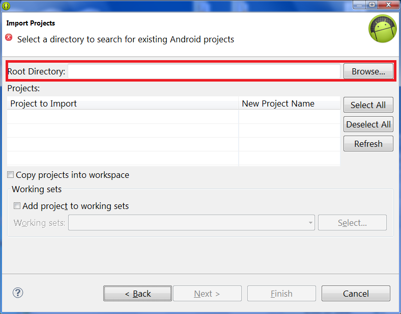 Tech for Passion Eclipse Create project from existing source How to import existing Java