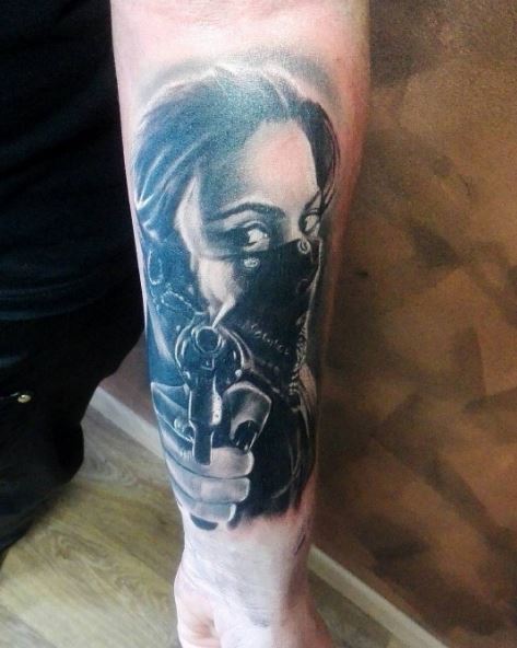 50+ Cool Gangster Tattoos For Females (2019) | Tattoo Ideas - Part 5