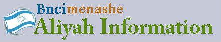 Bnei Menashe Aliyah Information