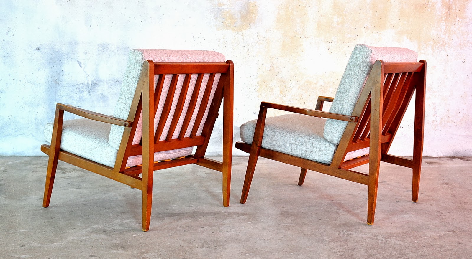 SELECT MODERN Pair of Danish Modern Lounge Chairs