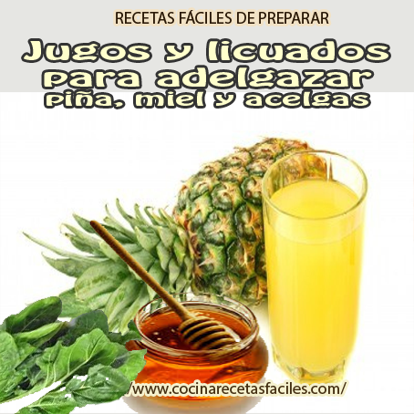 recetas de licuados para bajar de peso rapidamente
