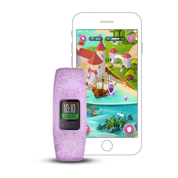 2 Adjustable Disney Princess Activity Tracker for Kids Garmin vivofit Jr 