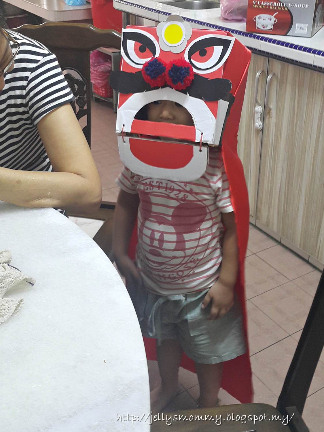 A little bit of Everything DIY Lion Dance Head