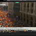 TV3 llama fascistas a los asistentes a la manifestación multitudinaria de Barcelona