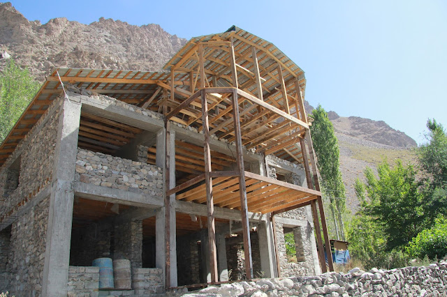 Tadjikistan, Haut-Badakhshan, Pamir, Khorog, maison pamiri, © L. Gigout, 2012