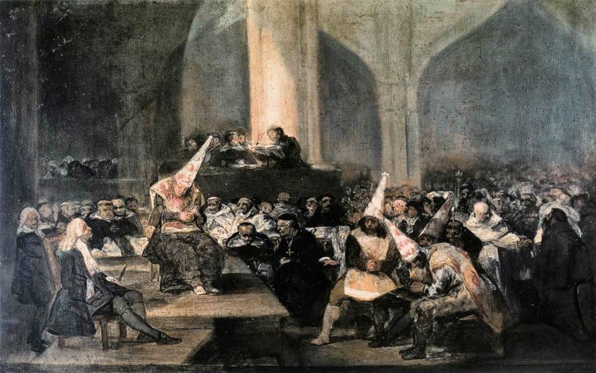 O Tribunal da Inquisição - Goya, Francisco e suas pinturas ~ Foi um importante pintor espanhol da fase do Romantismo