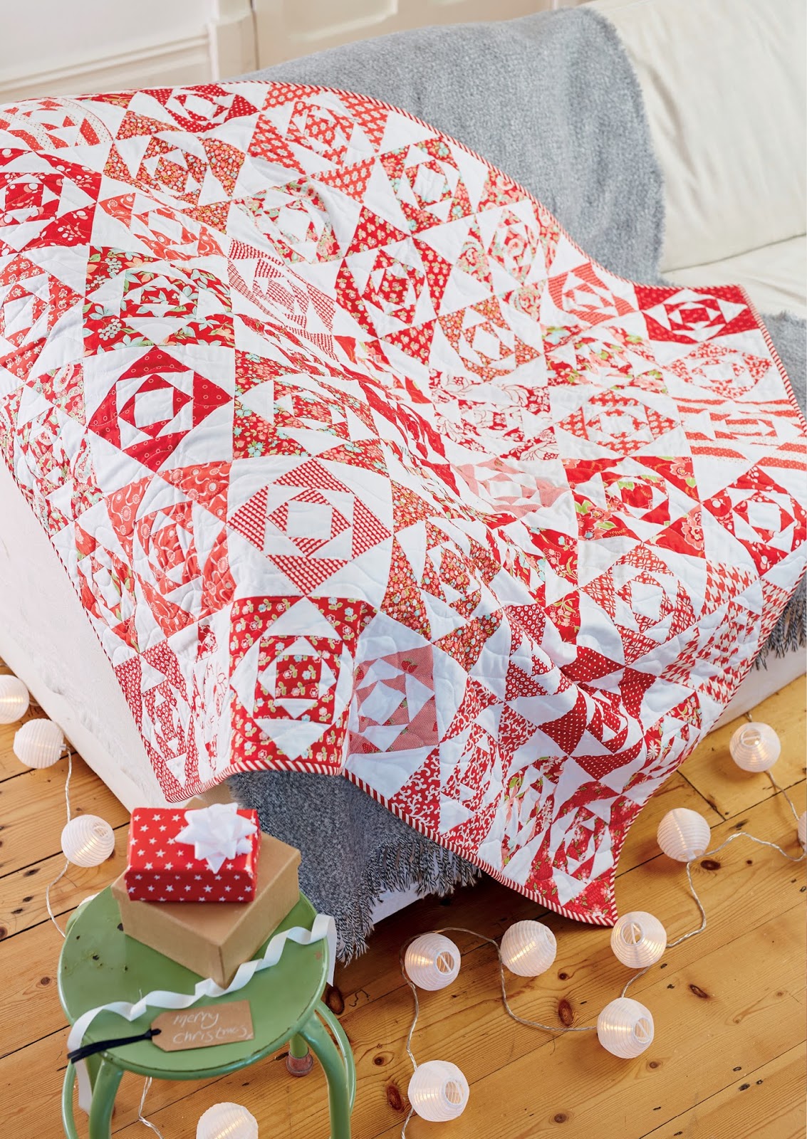 In Stitches Ruby Red in Love Patchwork and Quilting