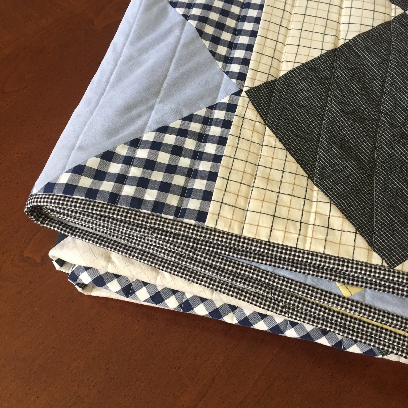 Teaginny Designs Finishing a Comfort Quilt