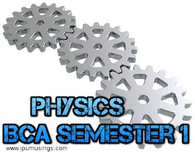 GGSIP University BCA Semester I - Physics - Mechanics Related Questions and Answers