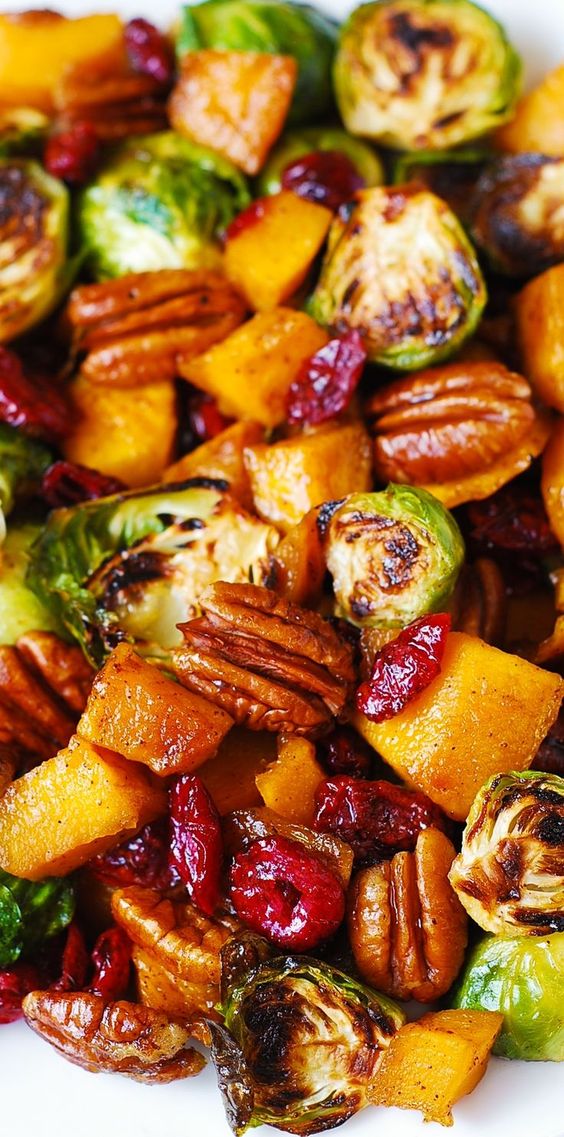 THANKSGIVING BUTTERNUT SQUASH SALAD WITH ROASTED BRUSSELS SPROUTS, PECANS, AND CRANBERRIES #butternut #squash #salad #saladrecipes #roastedbrussels #sprout #pecan #cranberries #veganrecipes #vegetarianrecipes #vegetablerecipes THANKSGIVING BUTTERNUT SQUASH SALAD WITH ROASTED BRUSSELS SPROUTS, PECANS, AND CRANBERRIES #butternut #squash #salad #saladrecipes #roastedbrussels #sprout #pecan #cranberries #veganrecipes #vegetarianrecipes #vegetablerecipes