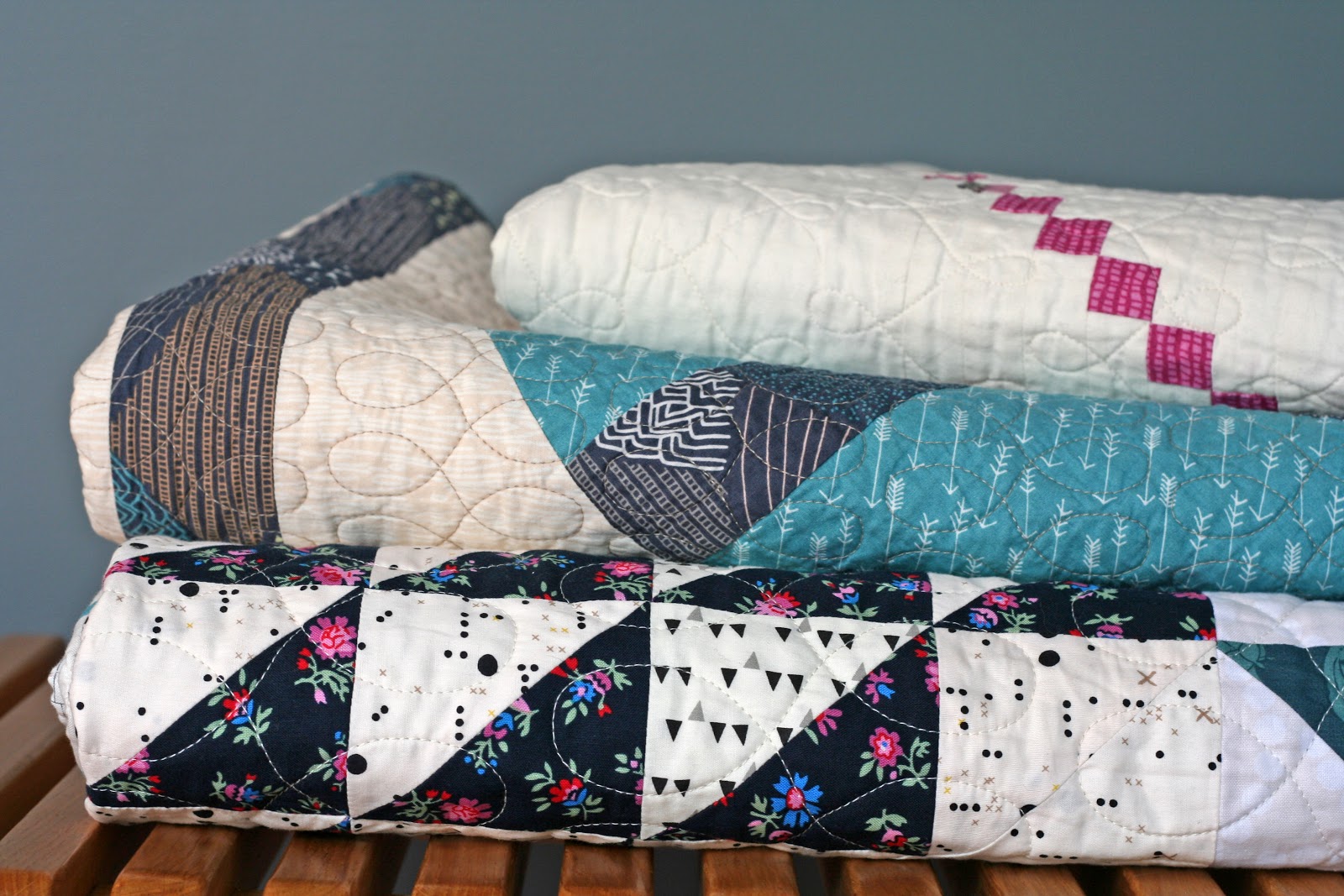 Ocean Waves Quilt A Finish Wooden Spoon Quilts