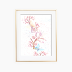 Love Butterflies Watercolor Art