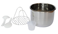 3-ply bottom stainless steel cooking pot & steam rack