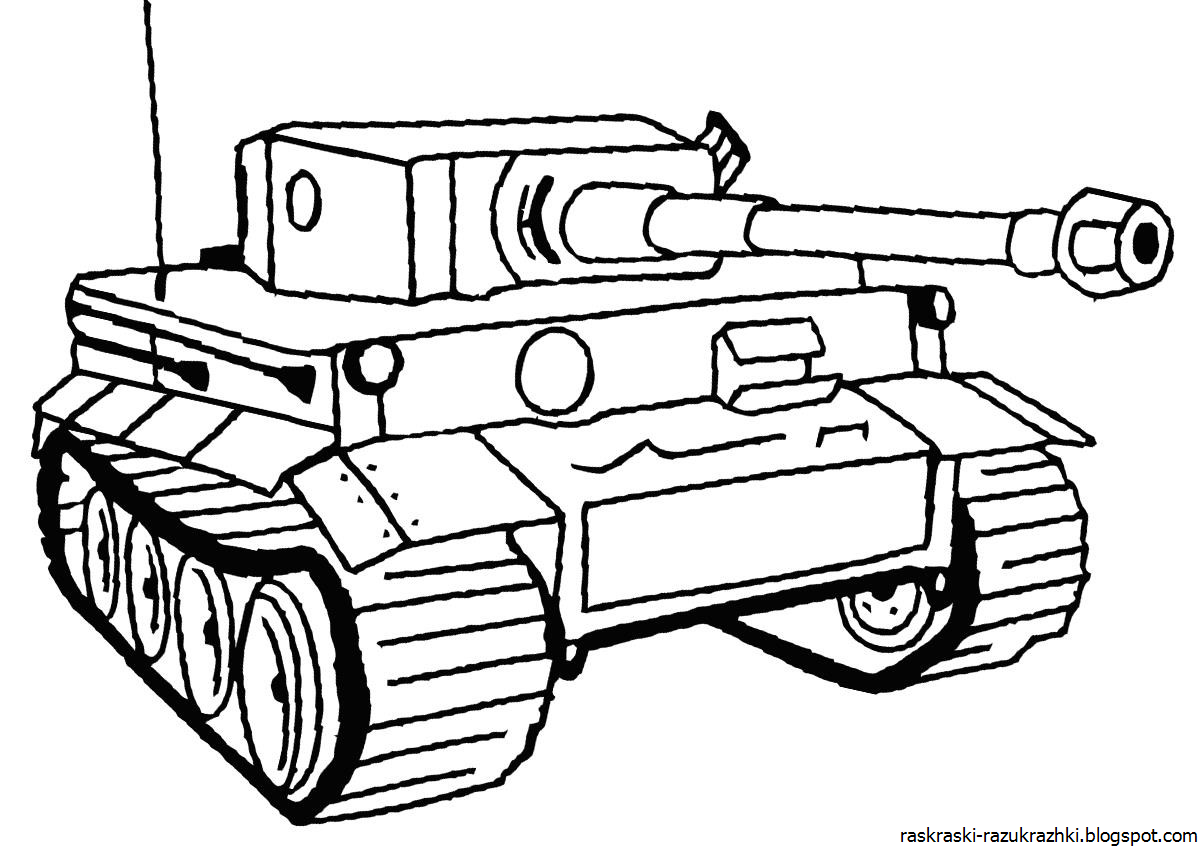 Раскраска танк для детей 4 5. Разукрашка танк тигр. Раскраски танков тигр. Танк раскраска для детей. Раскраска танка для детей.