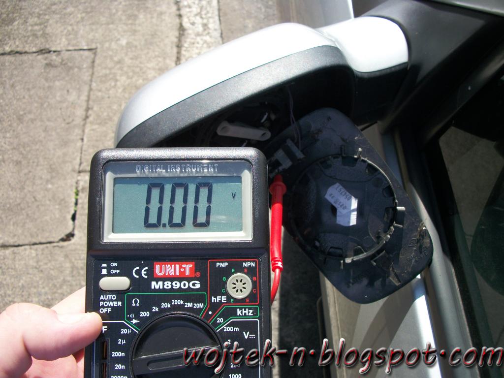 wojtekn mirror does not heat, heated mirror problem, how to fix