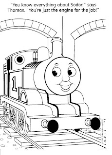 Fun Coloring Pages: Thomas the Tank Engine Coloring Pages