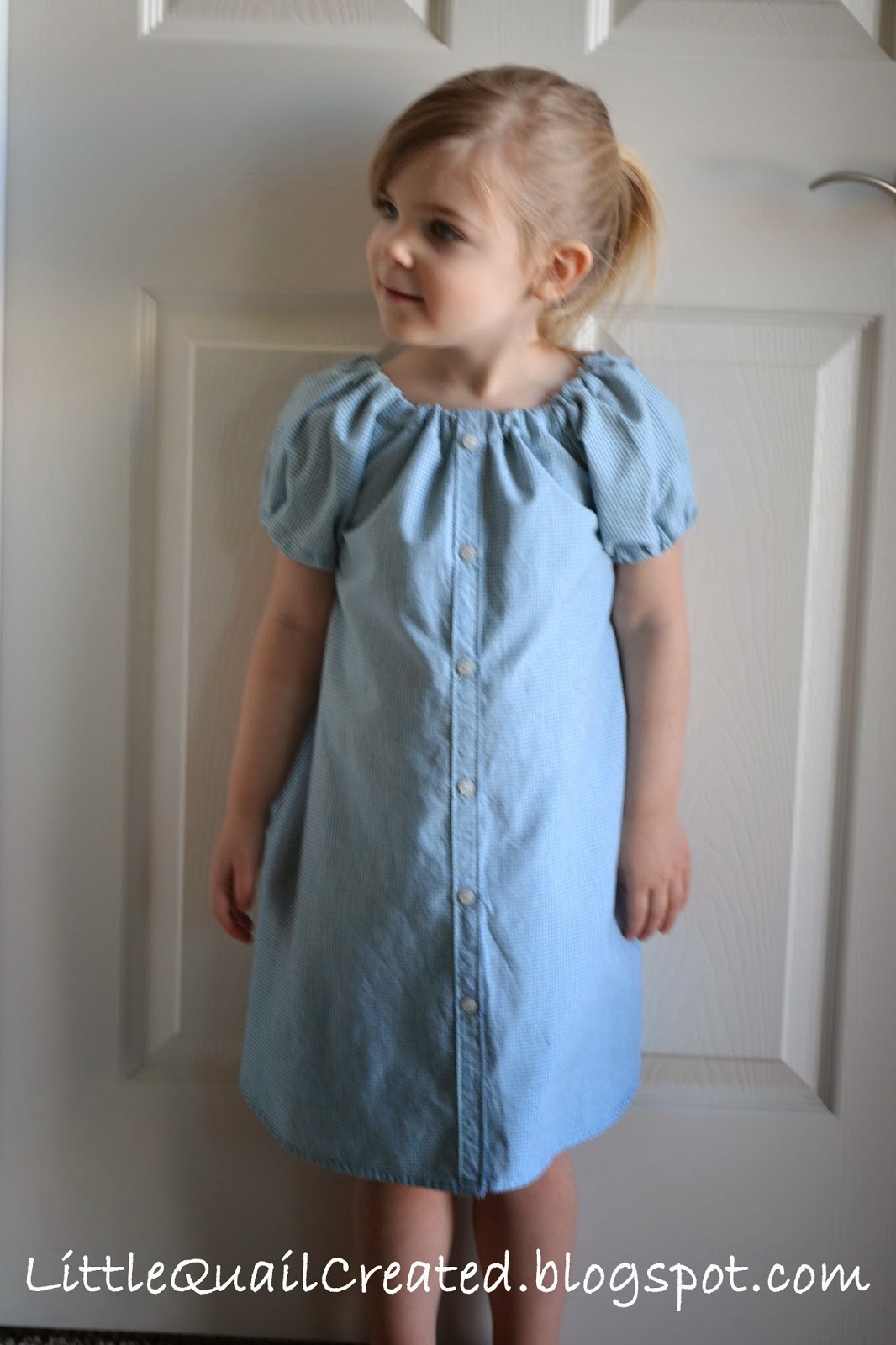 Little Quail: Upcycled Peasant Dress