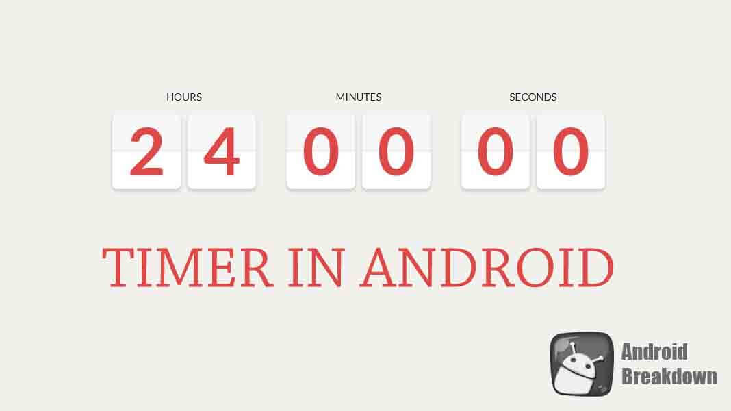 How To Show Timer in Android How To Set Start Time in Chronometer in