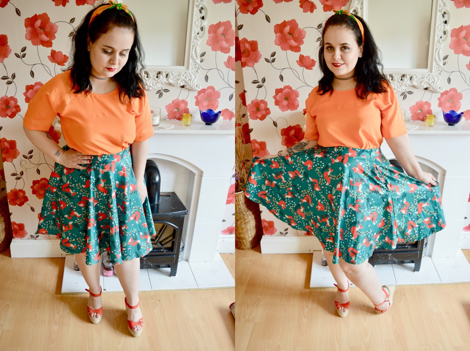October outfit bright outfit