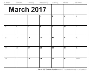 Free Printable Calendar March 2017 Free Printable Calendar March 2017