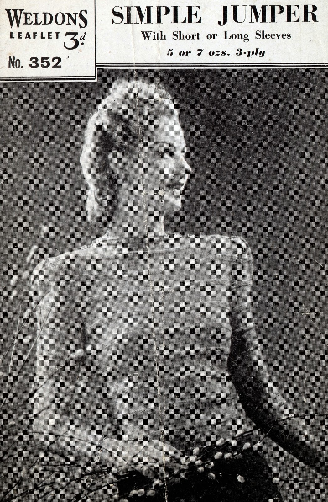 1940's Style For You: Free Knitting Pattern - Simple 1940's Jumper ...