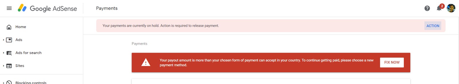 Google Adsense Payment On Hold