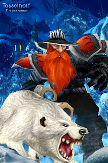 WoW Hunter with his bear pet